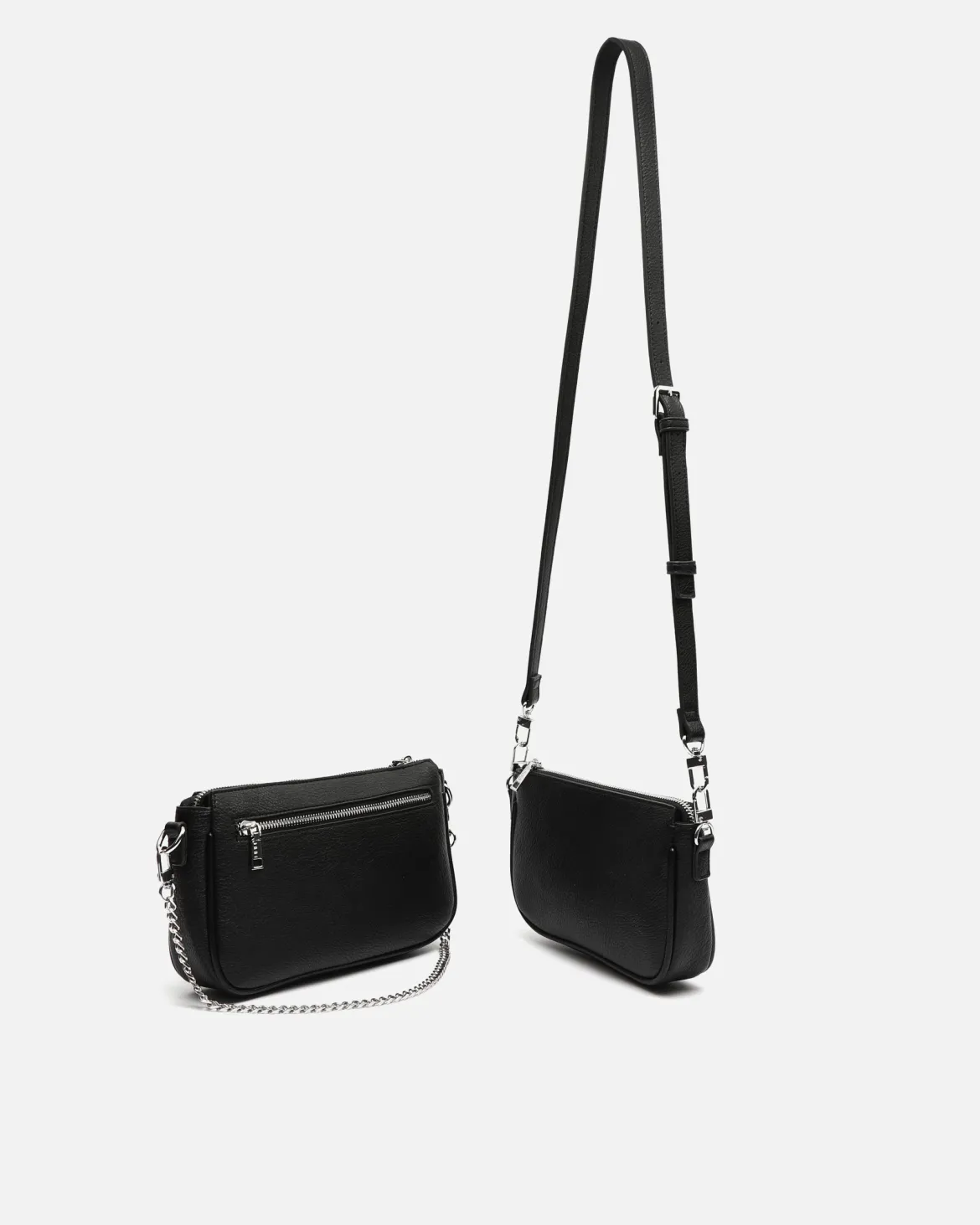 Bolso bandolera con compartimento extraíble