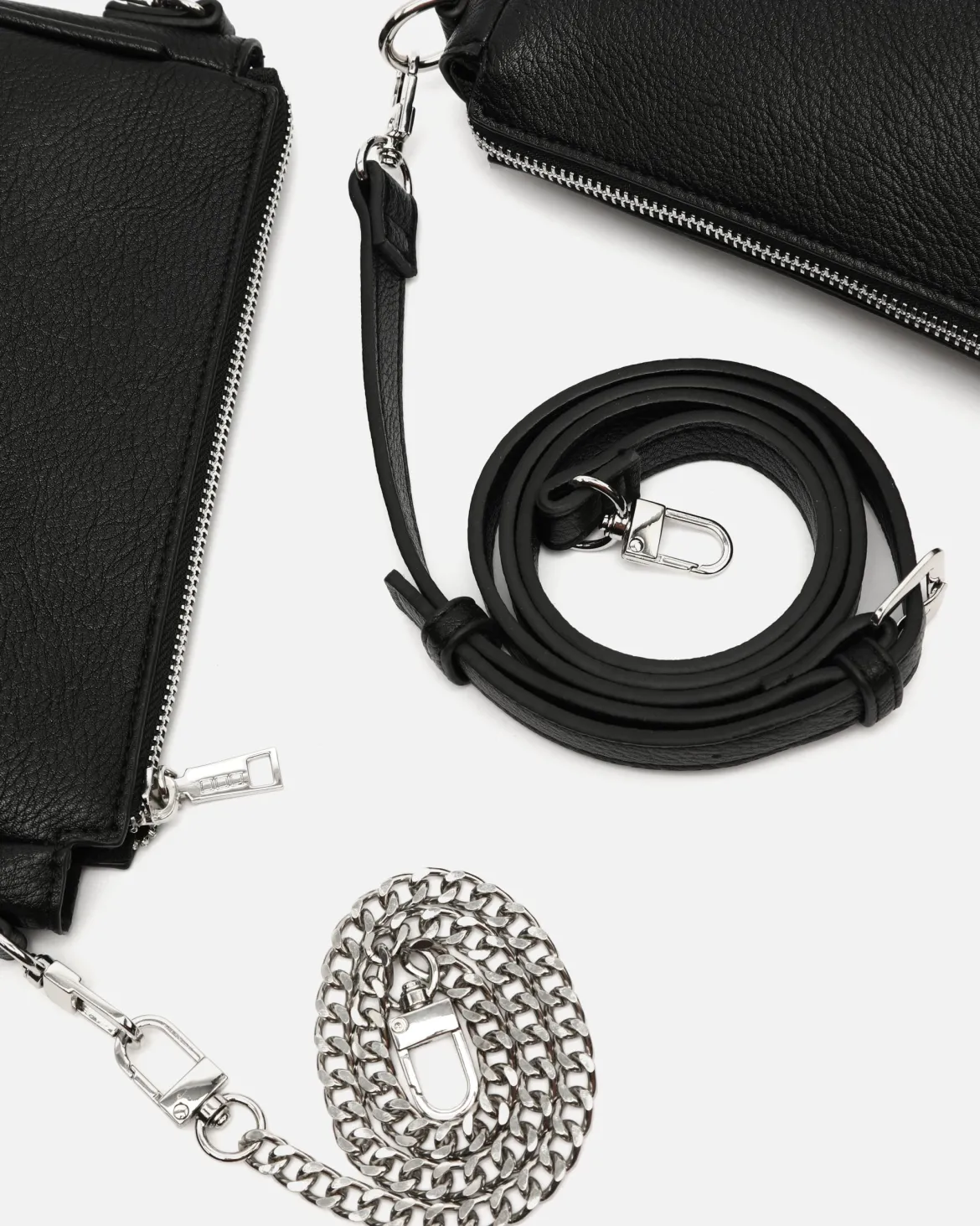 Bolso bandolera con compartimento extraíble