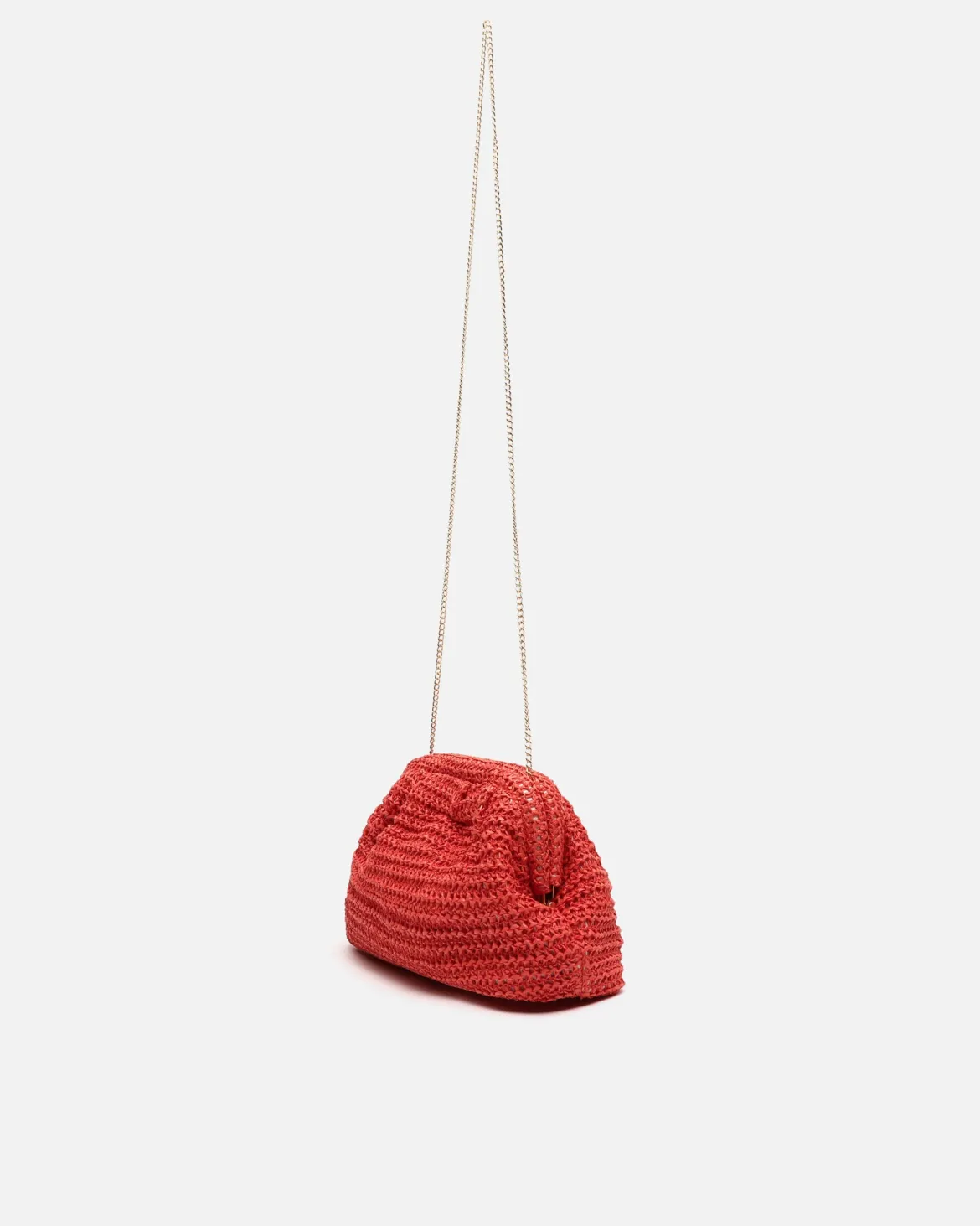 Bolso bandolera efecto rafia