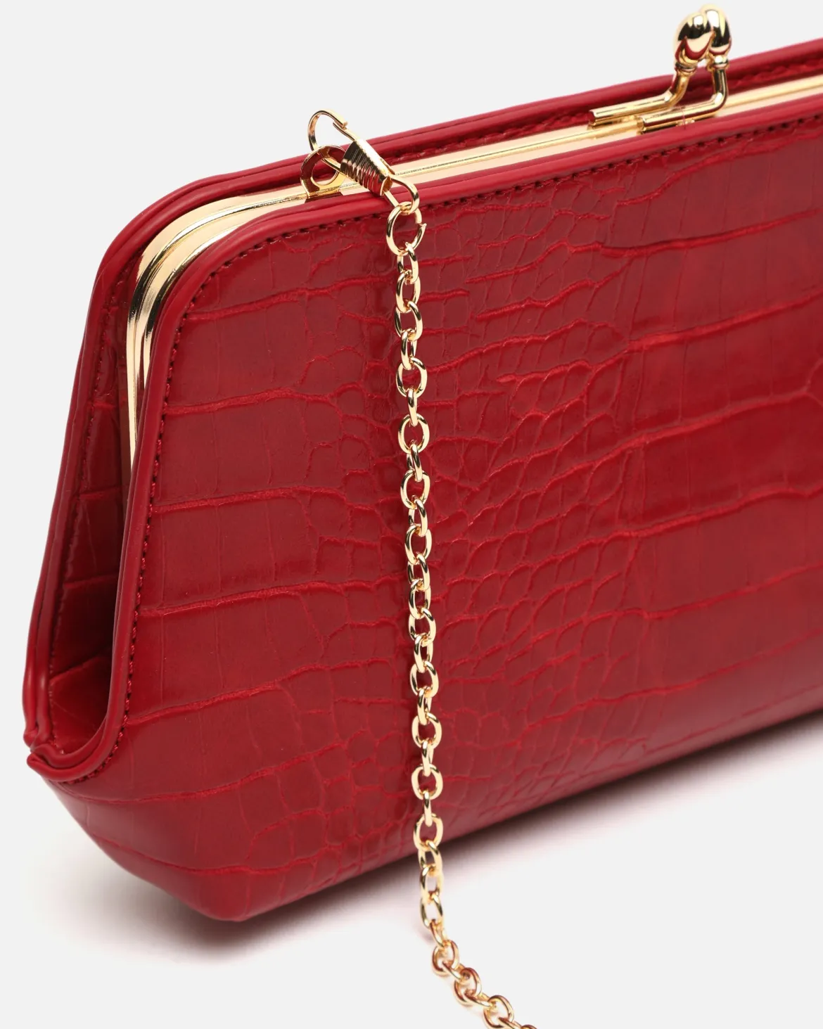 Bolso de fiesta con cadena bandolera extraíble
