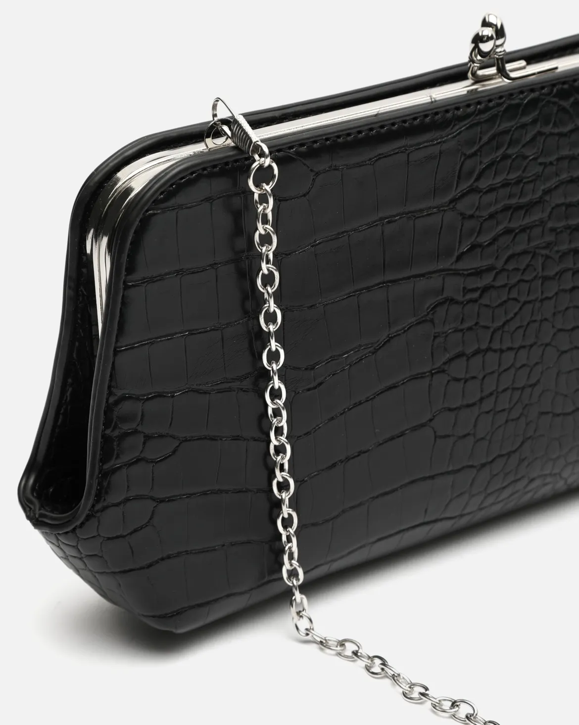 Bolso de fiesta con cadena bandolera extraíble