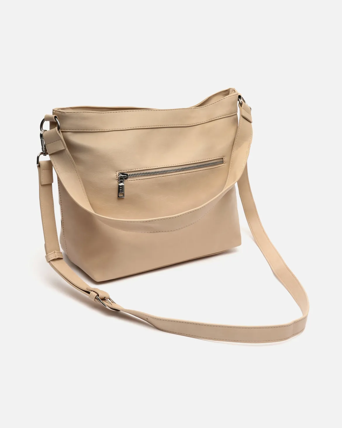 Bolso de hombro trenzado con bandolera extraíble