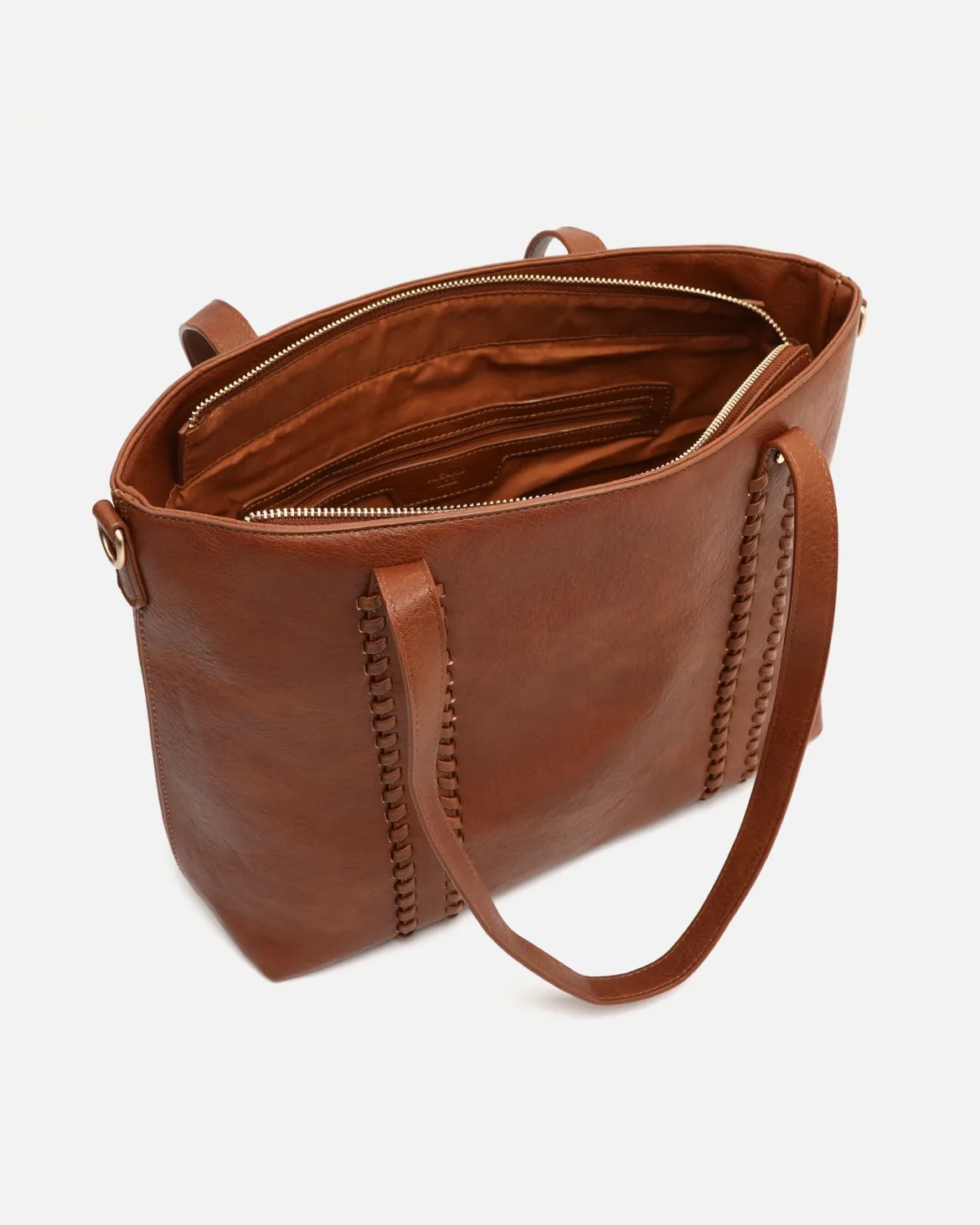 Bolso shopper grande con asa bandolera extraíble