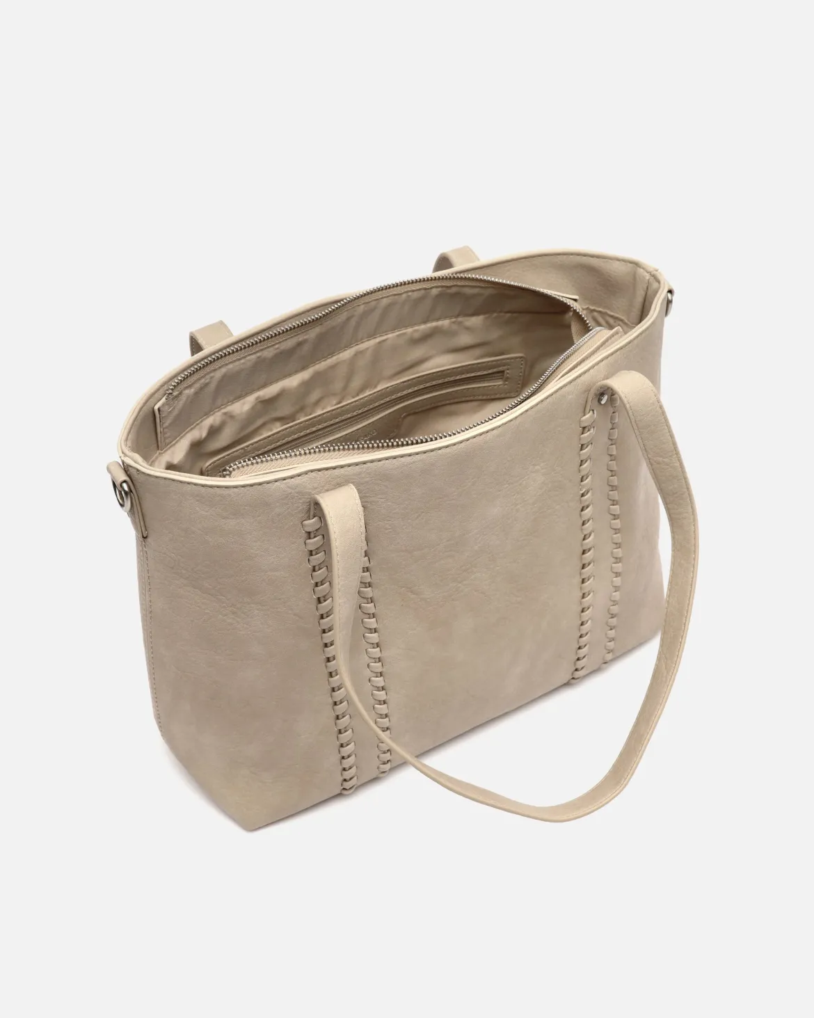 Bolso shopper grande con asa bandolera extraíble