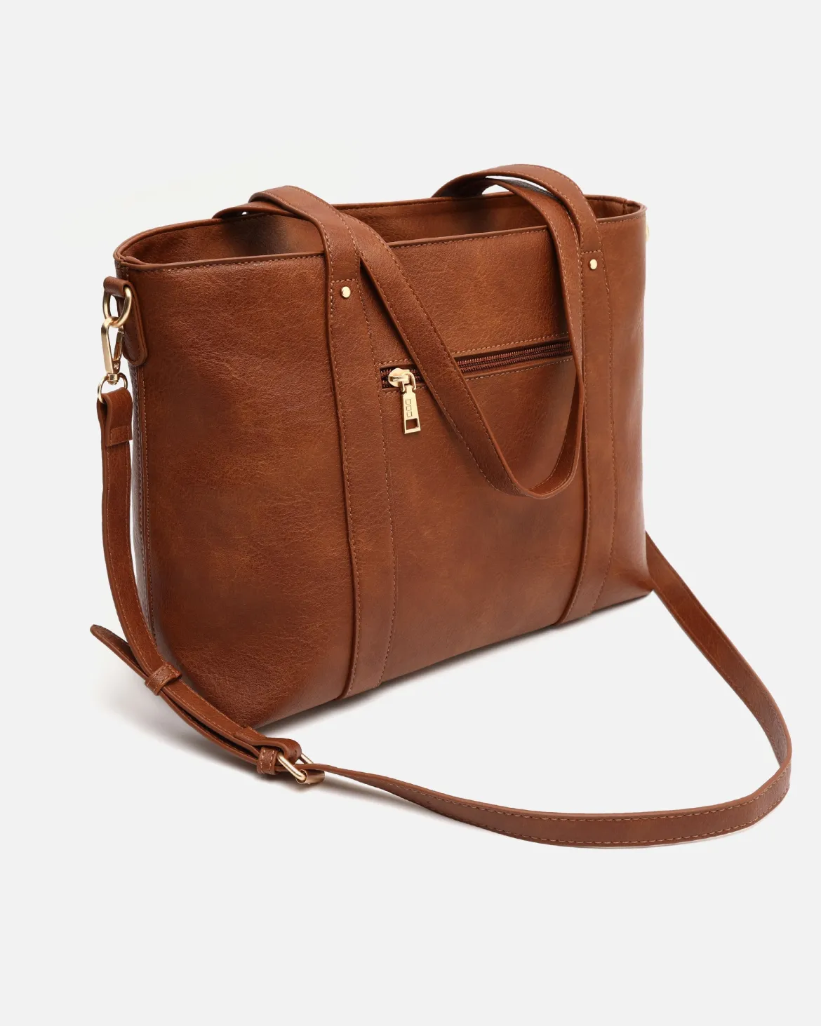 Bolso shopper grande con asa bandolera extraíble