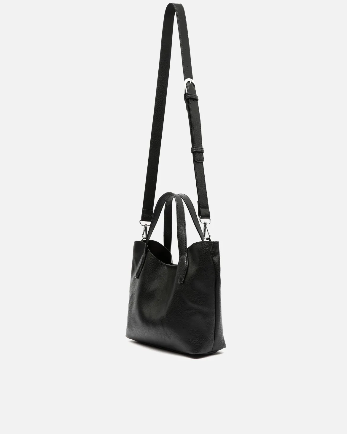 Bolso tote pequeño con neceser y asa bandolera extraíble