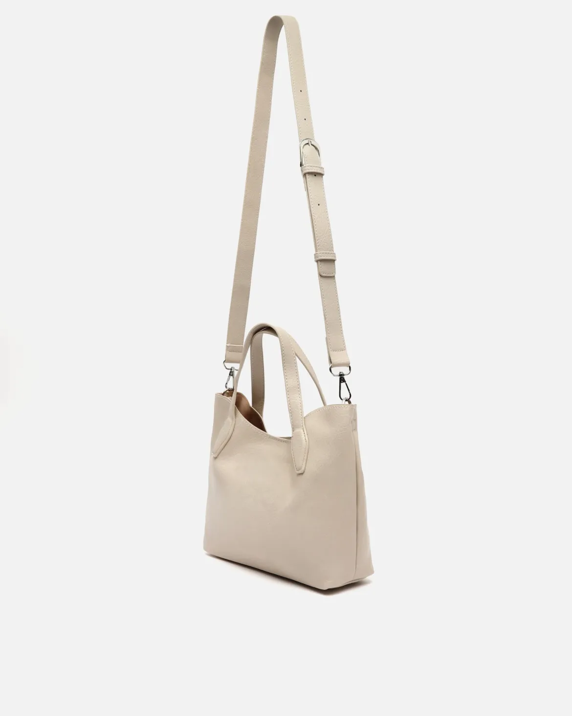 Bolso tote pequeño con neceser y asa bandolera extraíble