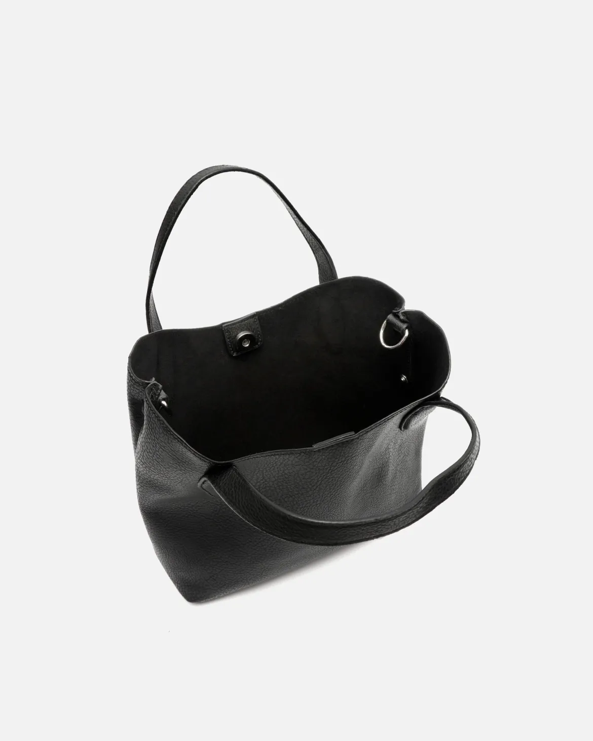 Bolso tote pequeño con neceser y asa bandolera extraíble