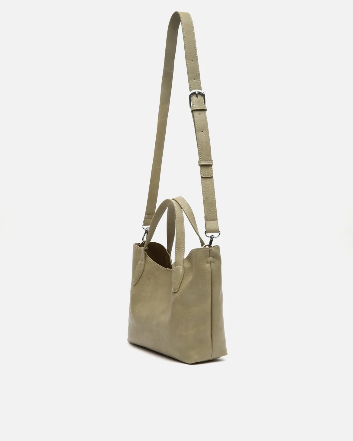 Bolso tote pequeño con neceser y asa bandolera extraíble