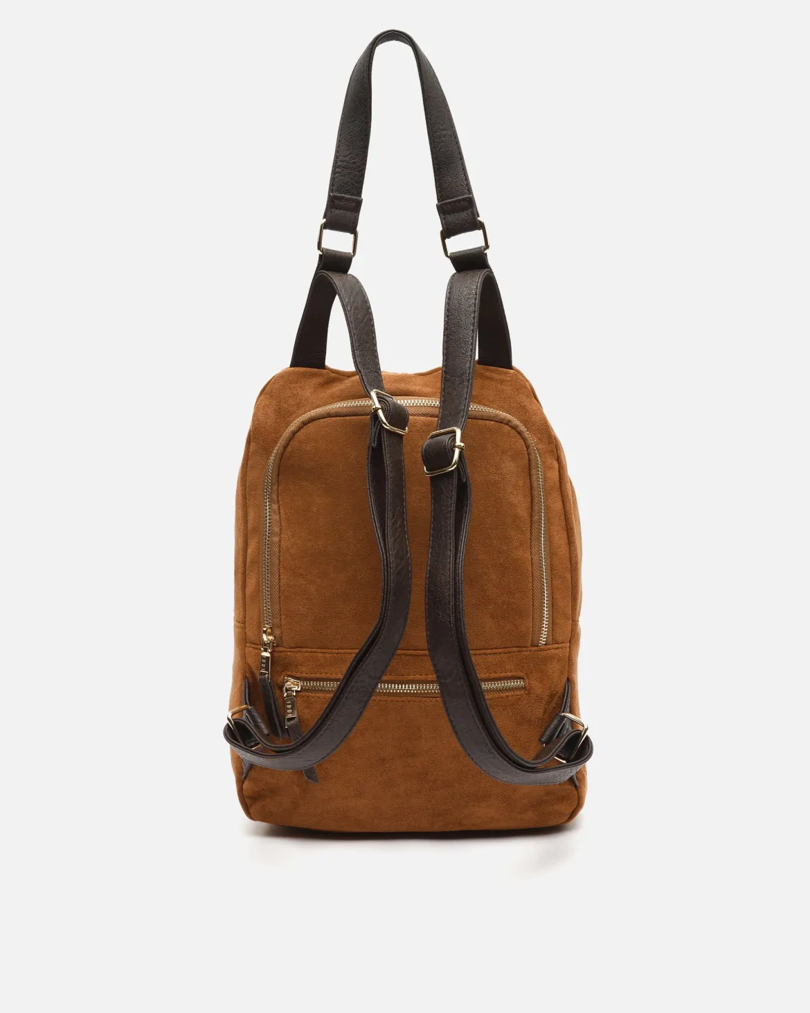 Mochila antirrobo efecto ante con detalles metálicos